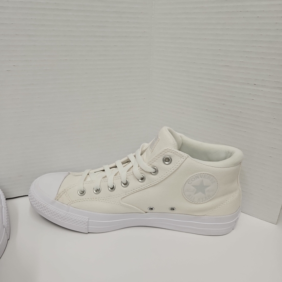 Converse Cream Canvas High-Tops - Picture 5 of 8